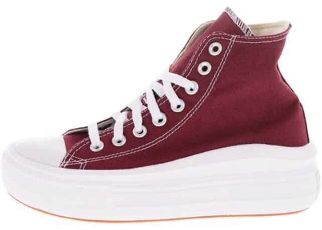Sneakers Converse All Star Chuck Taylor 4Cm Cotton High Top Sneakers With Plat Burgundy Femei (BM 9362873) 2