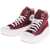 Converse All Star Chuck Taylor 4Cm Cotton High Top Sneakers With Plat Burgundy