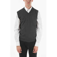 Veste costum V Neck Virgin Wool Vest Barbati