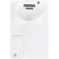 Camasi elegante Birds'eye Cotton Slim Fit Shirt With Wing Tip Collar And Cuf Barbati