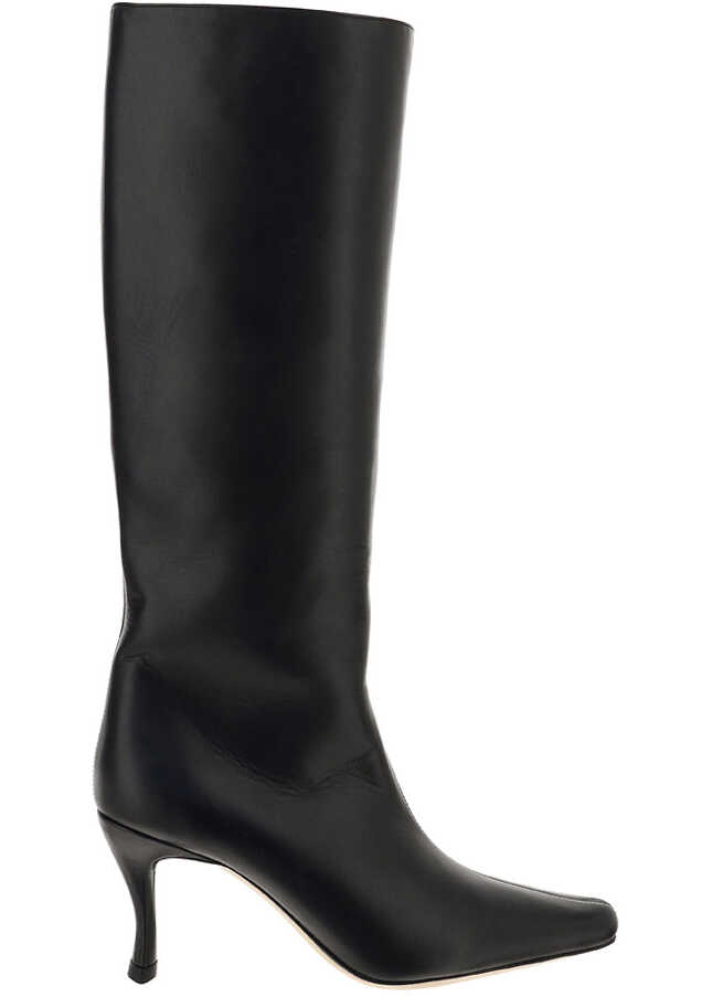 BY FAR Heeled Stevie Boots BLACK
