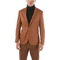 Sacouri CORNELIANI Silk Gate 2-Button Blazer With Notch Lapel