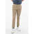 CORNELIANI Id Solid Color Stretch Cotton Chino Pants Beige