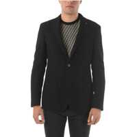 Sacouri Cc Collection Half-Lined Right Notch Lapel Blazer Barbati