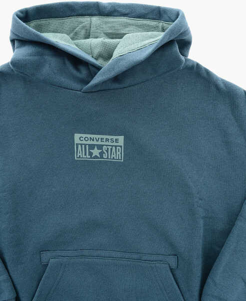 Bluze de trening Converse All Star Fleeced Cotton Hoodie Blue Baieti (BM 9393932) 2