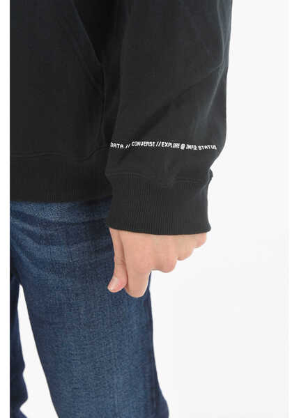 Bluze de trening Converse All Star Chuck Taylor Maxi Patch Pocket Hoodie Black Barbati (BM 9394574) 3