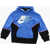 Nike Two-Tone Sweatshirt With Logo-Print On The Front Blue