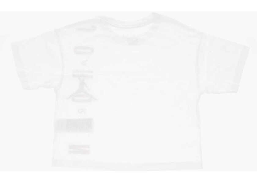 Tricouri Nike Air Jordan Glittered Side Logo Time To Shine Crew-Neck T-Shi White Baieti (BM 9395045) 3