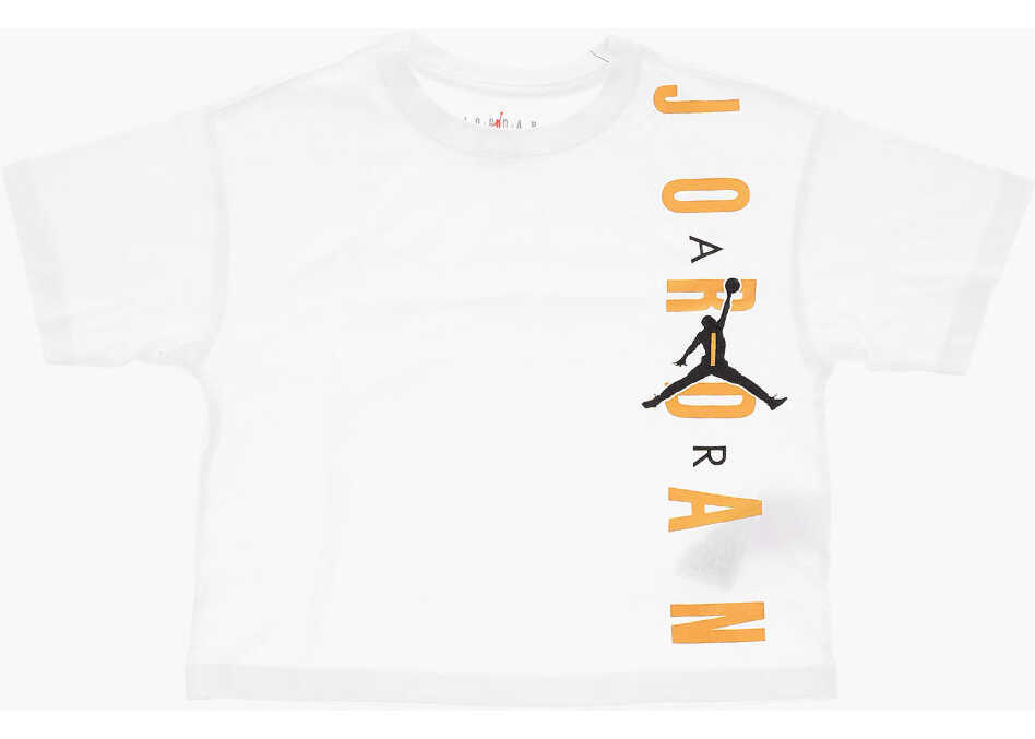 Tricouri Nike Air Jordan Glittered Side Logo Time To Shine Crew-Neck T-Shi White Baieti (BM 9395045) 1