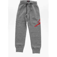 Pantaloni de trening Air Jordan Fleeced Cotton Joggers With Side Logo-Print Baieti
