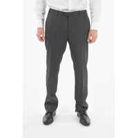 Pantaloni eleganti Barleycorn Wool Leader Jetted Pocket No Hem Trousers Barbati