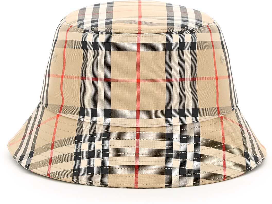 Burberry Tartan Bucket Hat ARCHIVE BEIGE