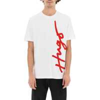 Tricouri Maxi Bouclé Logo Patch T-Shirt Barbati