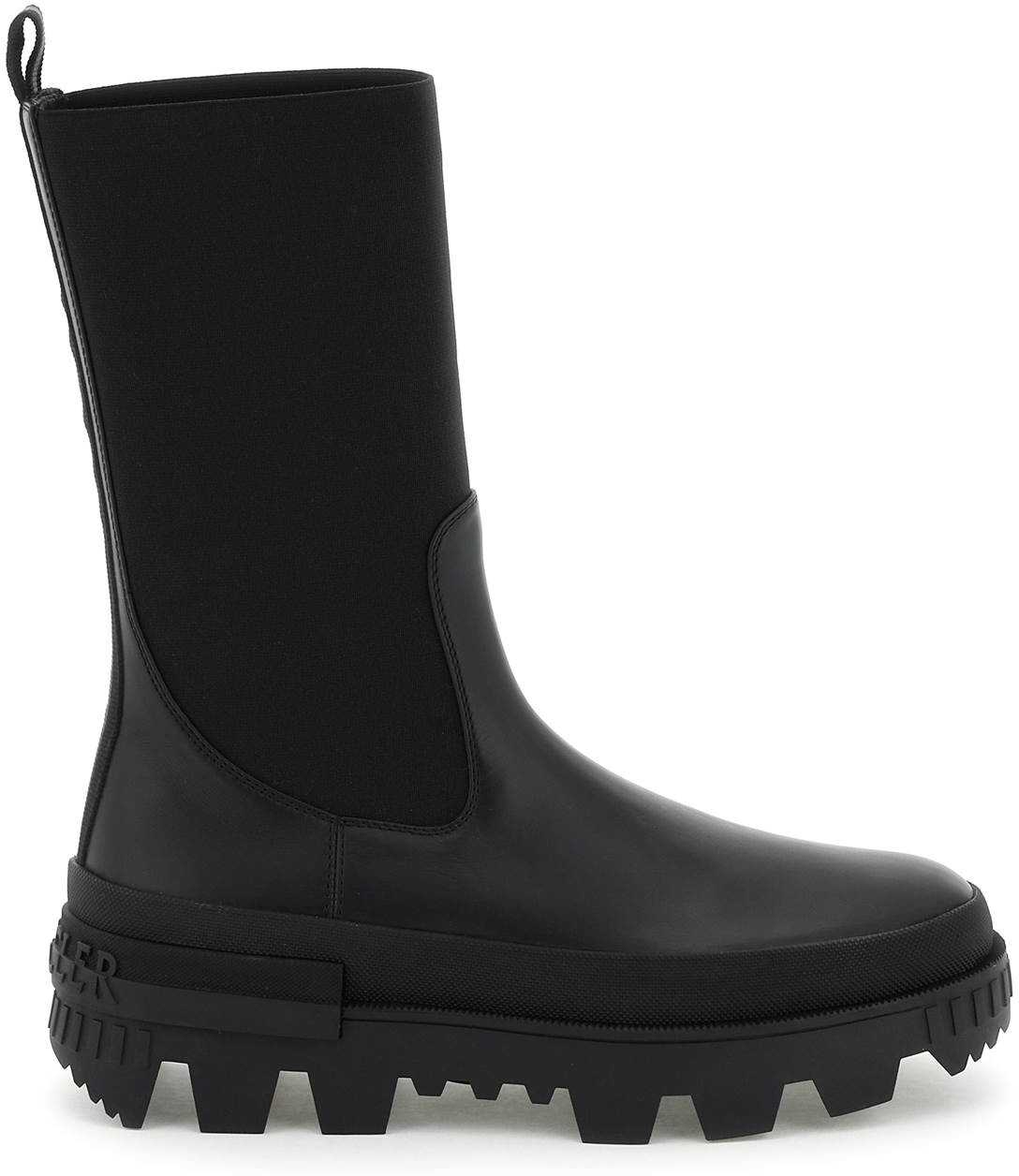 Moncler Basic \'Neue\' High Chelsea Boots BLACK