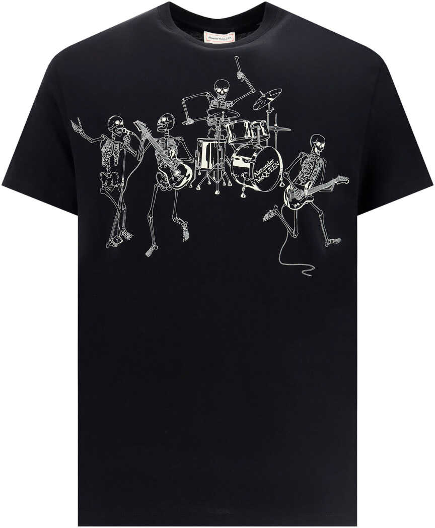 Alexander McQueen T-Shirt BLACK/ICORY