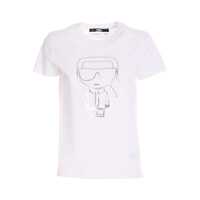 Tricouri Ikonik Karl Outline Tshirt Femei