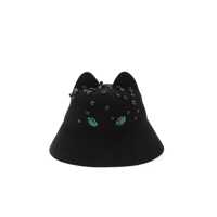 Palarii Vivetta Cat ears cloche with gems