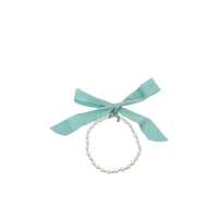 Coliere Bow Ribbon Pearl Necklace Femei