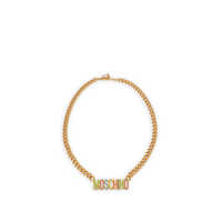 Coliere Metallic Letters Multicolor Hard Necklace Femei