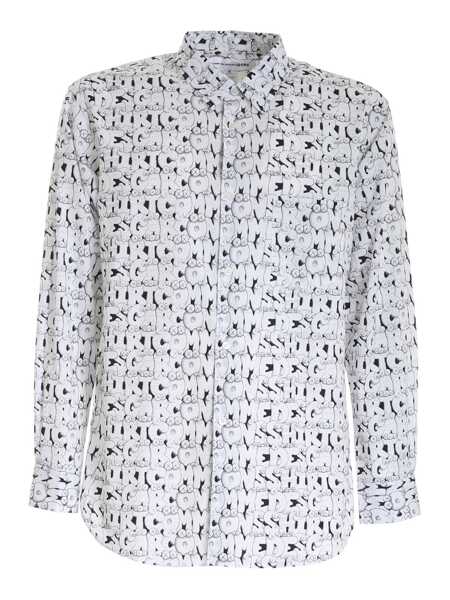 Camasi Barbati Comme des Garçons Kaws print shirt with CDG logo