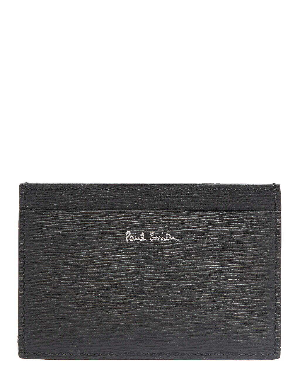 Paul Smith Straw-Grain Credit Card Holder NERO