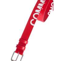 Curele Comme des Garçons Dama - Curele Comme des Garons Huge Logo Belt ROSSO Femei (BM 9406403) - B-mall.ro