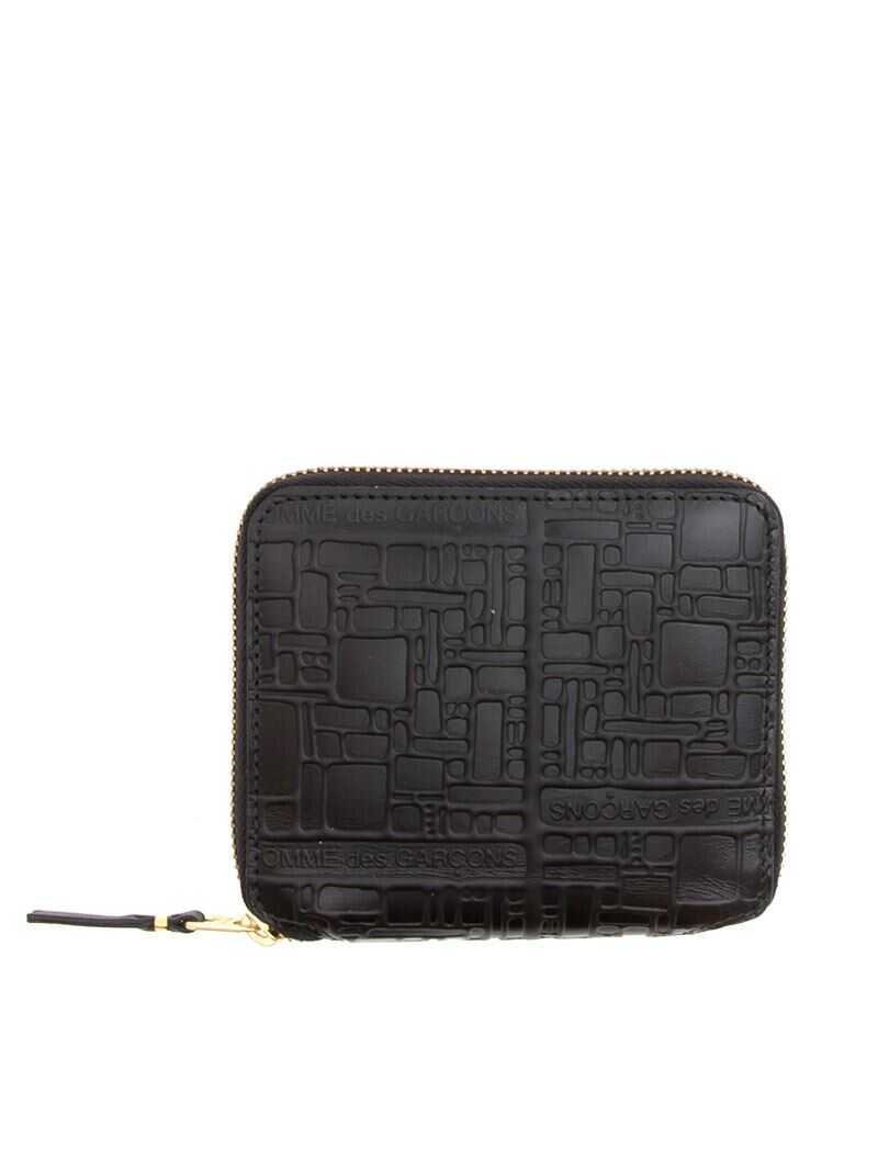 Portofele Barbati Comme des Garçons Embossed Logotype Men's Wallet