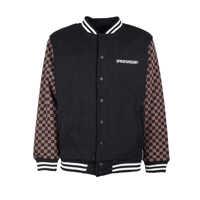 Geci de iarna Checkerd Varsity Brown Barbati
