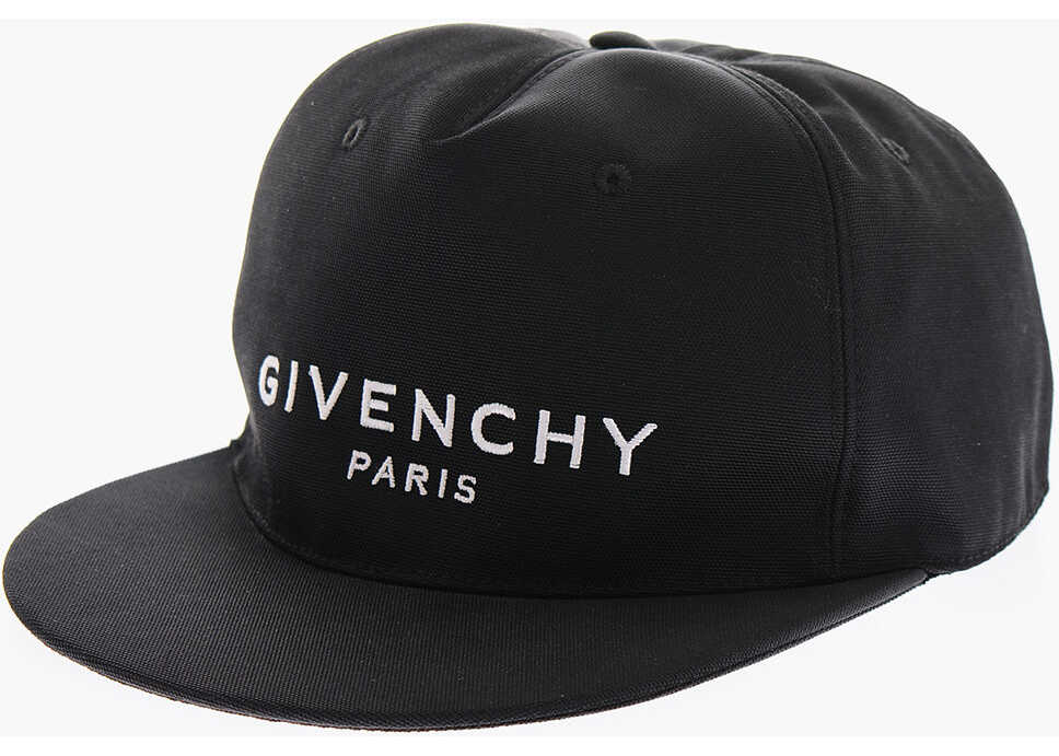 Givenchy Logo Embroidered Solid Color Cap Black