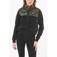 Jachete Fleeced Sweatshirt With Glitter Detail Femei