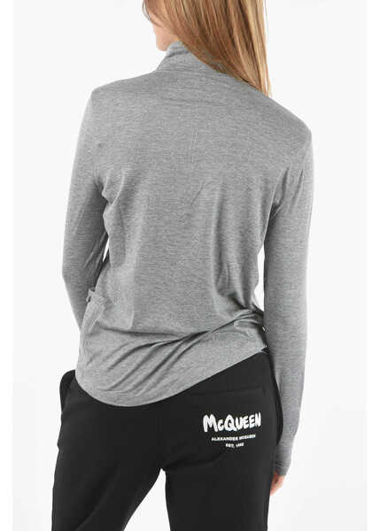 Pulovere Nike Lightwear Half Zip Sweater Gray Femei (BM 9409376) 2