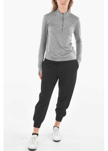 Pulovere Nike Lightwear Half Zip Sweater Gray Femei (BM 9409376) 4