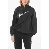 Jachete Lightweight Windbreaker With Contrasting Logo Femei