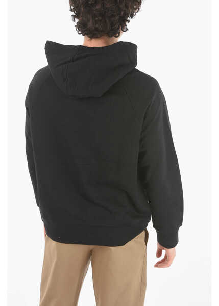 Bluze de trening Neil Barrett Printed Logo D.j. Bolt Hoodie Black Barbati (BM 9409931) 2