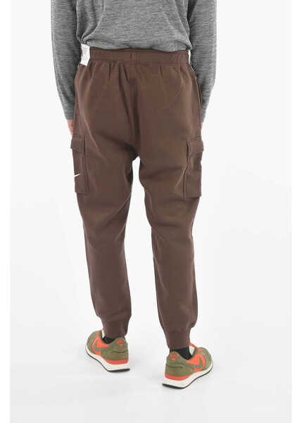 Pantaloni de trening Nike Logoed Side Band Cotton Cargo Joggers Brown Barbati (BM 9409955) 2