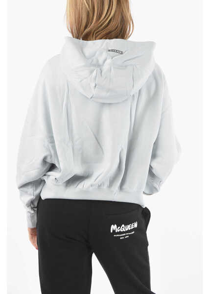 Hanorace Nike Air Cotton Oversized Hoodie Light Blue Femei (BM 9409958) 2