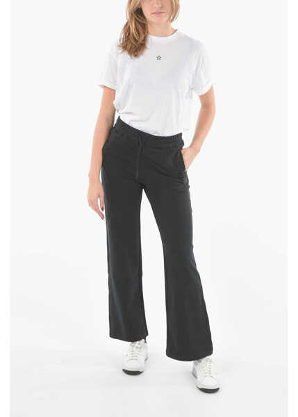 Pantaloni de trening Converse All Star Chuck Taylor Solid Color Stretch Cotton Joggers Black Femei (BM 9410444) 4