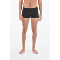 Bermude Swim Solid Color Square Leg Shorts Swimsuit With Drawstring Barbati