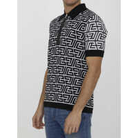 Tricouri Polo Pyramid Monogram Polo Shirt Barbati