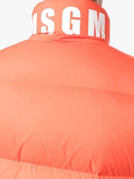 Veste casual MSGM Vests With Logo ORANGE Barbati (BM 9412247) 5