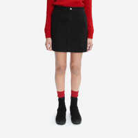 Fuste sport Skirt A. P. C. Jupe Brigitte COFBV-F06362 BLACK WASHED Femei