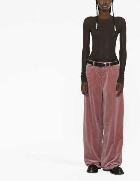 Pantaloni casual DSQUARED2 Wide Leg Pants PINK Femei (BM 9413339) 2
