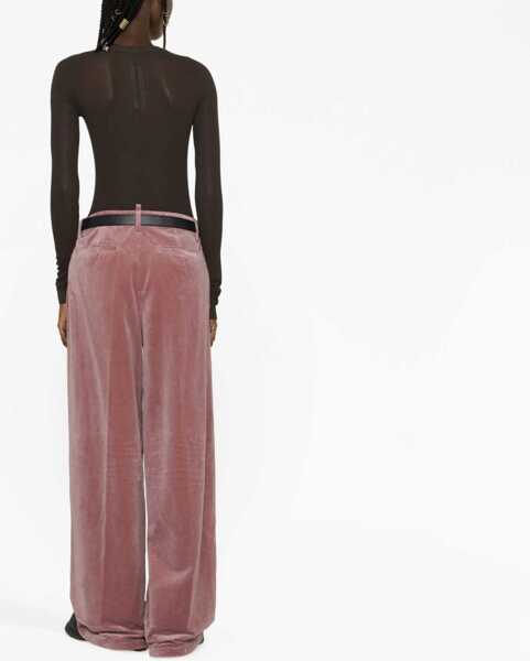 Pantaloni casual DSQUARED2 Wide Leg Pants PINK Femei (BM 9413339) 3
