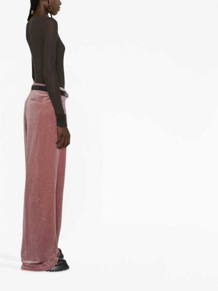 Pantaloni casual DSQUARED2 Wide Leg Pants PINK Femei (BM 9413339) 4