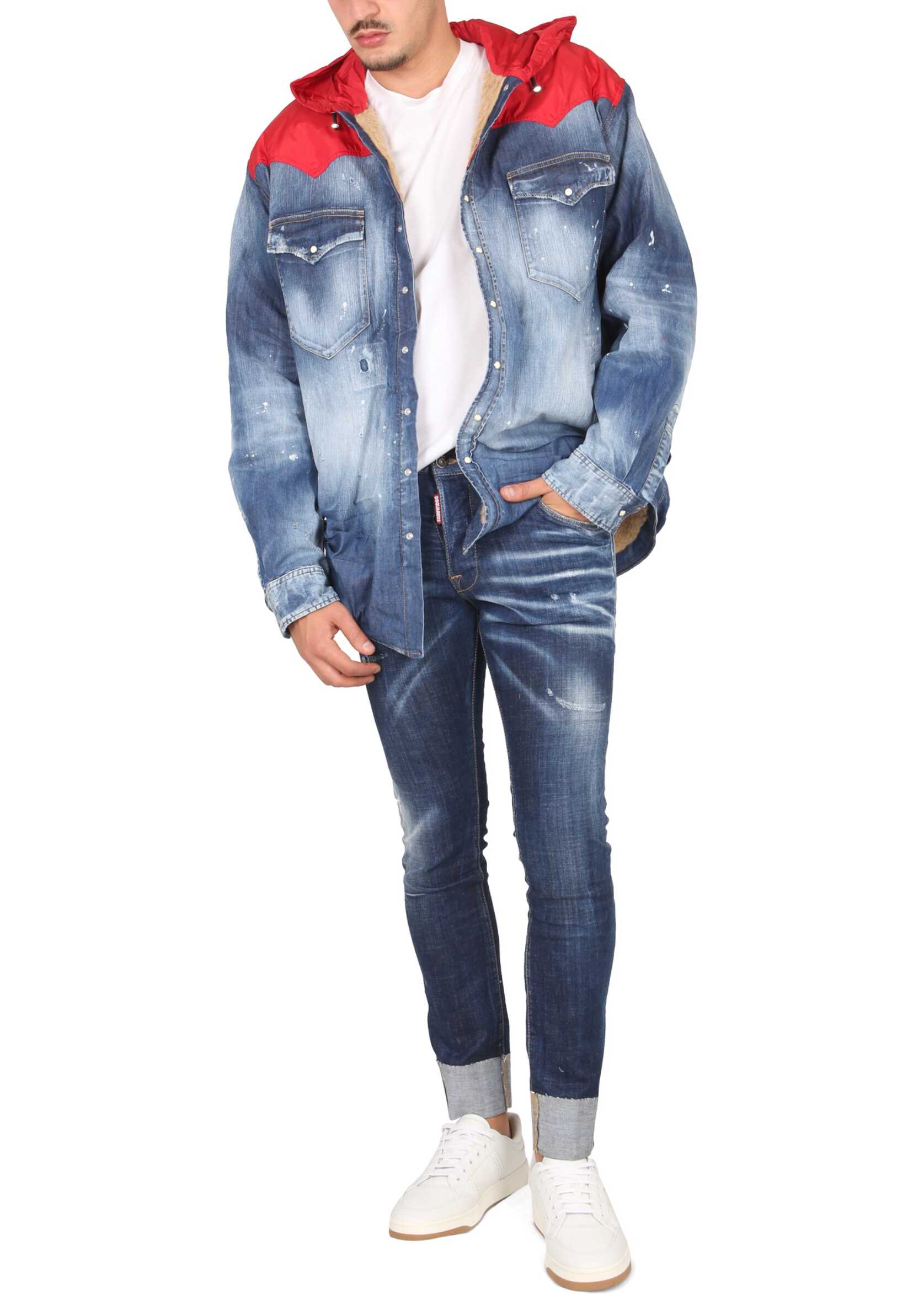 DSQUARED2 Denim Overshirt Jacket DENIM