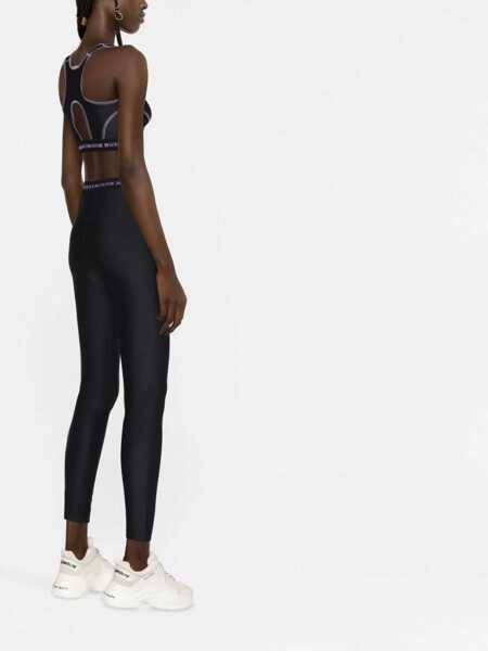 Bluze Versace Jeans Couture Crop Top With Logo Band BLACK Femei (BM 9413468) 3