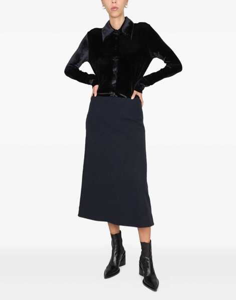 Fuste casual Jil Sander Wool Skirt BLUE Femei (BM 9413519) 2