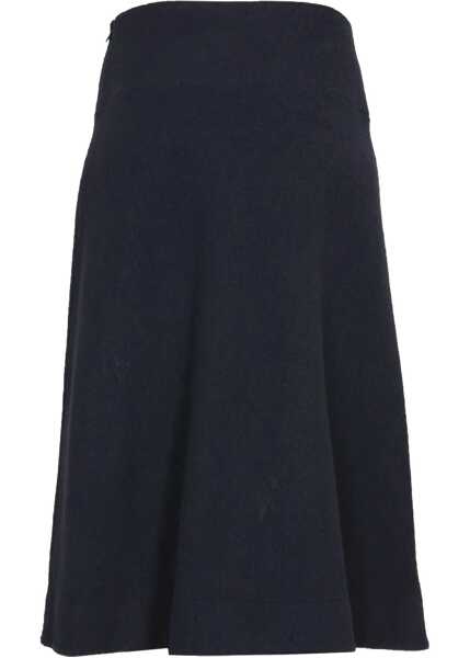 Fuste casual Jil Sander Wool Skirt BLUE Femei (BM 9413519) 4