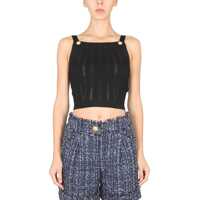Bluze Knitted Crop Top Femei