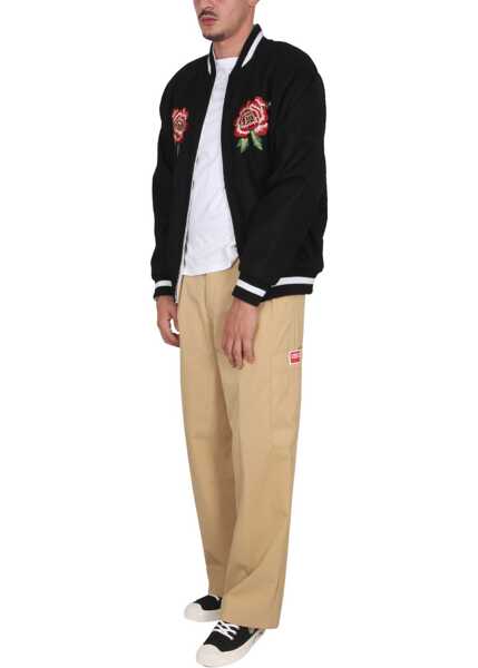 Bomber jacket Kenzo Double Face Bomber Jacket France Japan BLACK Barbati (BM 9413669) 3